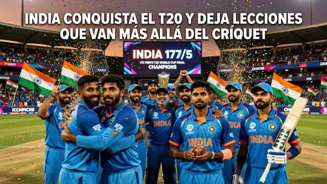 India conquista el T20 y deja lecciones que van más allá del críquet